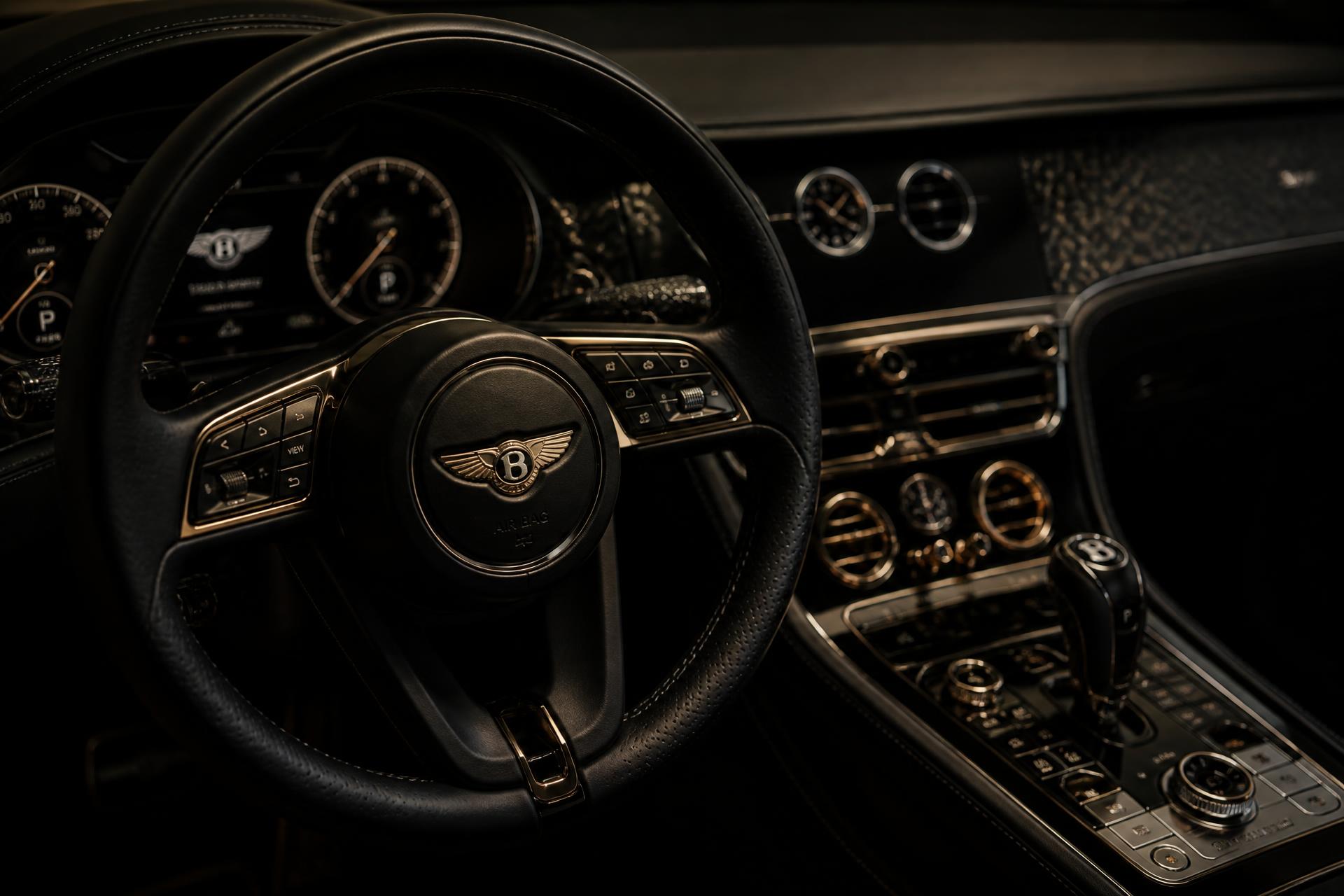 Luxury car interior
